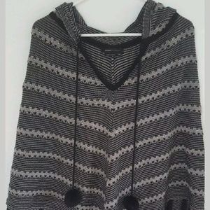 BCBG Max Azria Sweater Knit Poncho. 